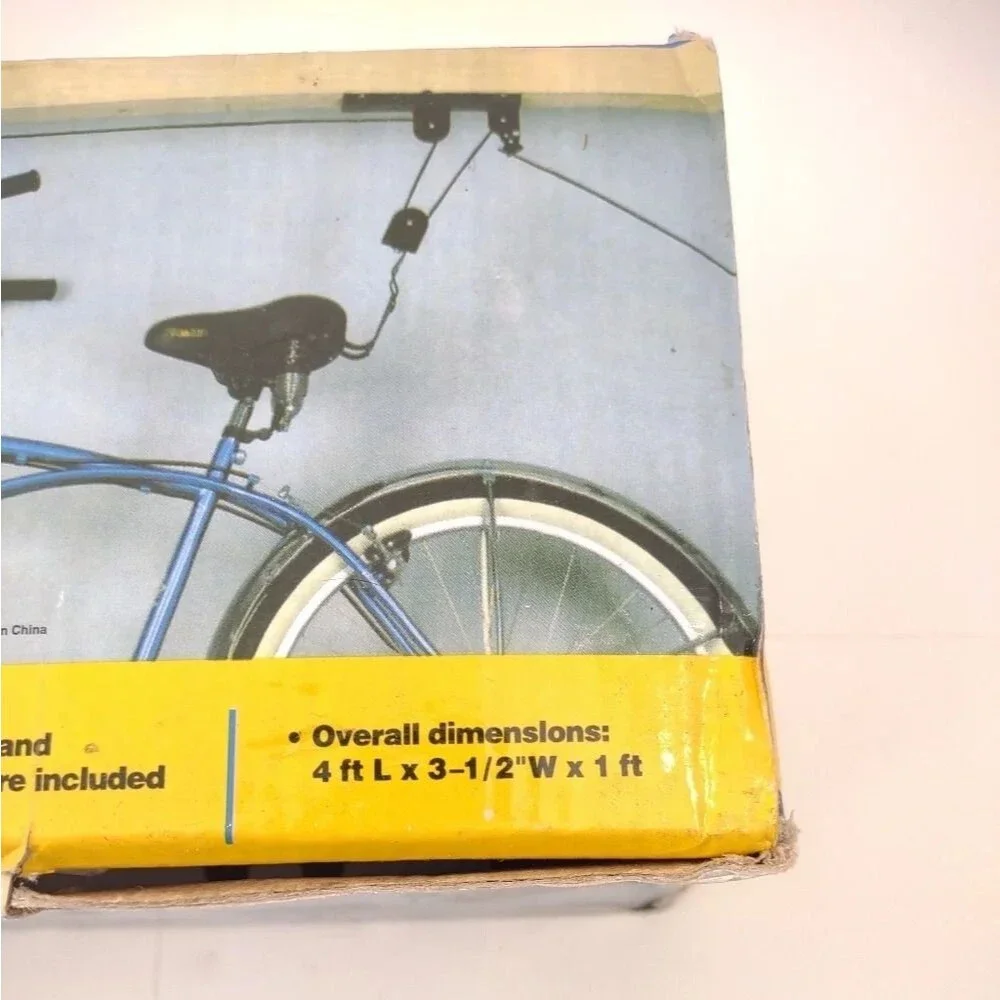 Harbor Freight Tools Garage Ceiling Mount Bicycle Lift Hoist Storage System